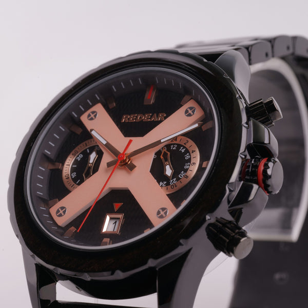 Helios hybrid-Pitch black – Redear Watch