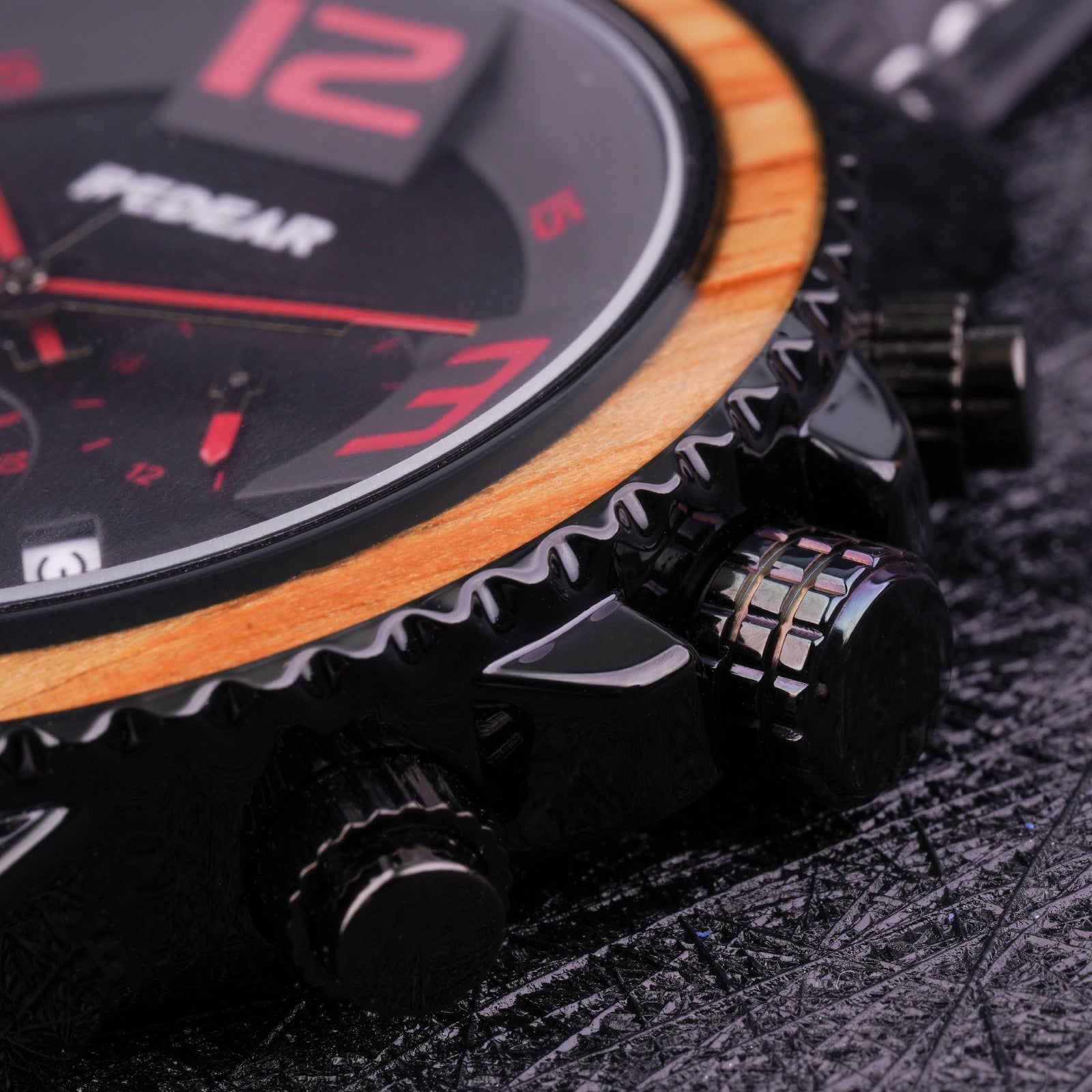 Victus leather-Oliva black