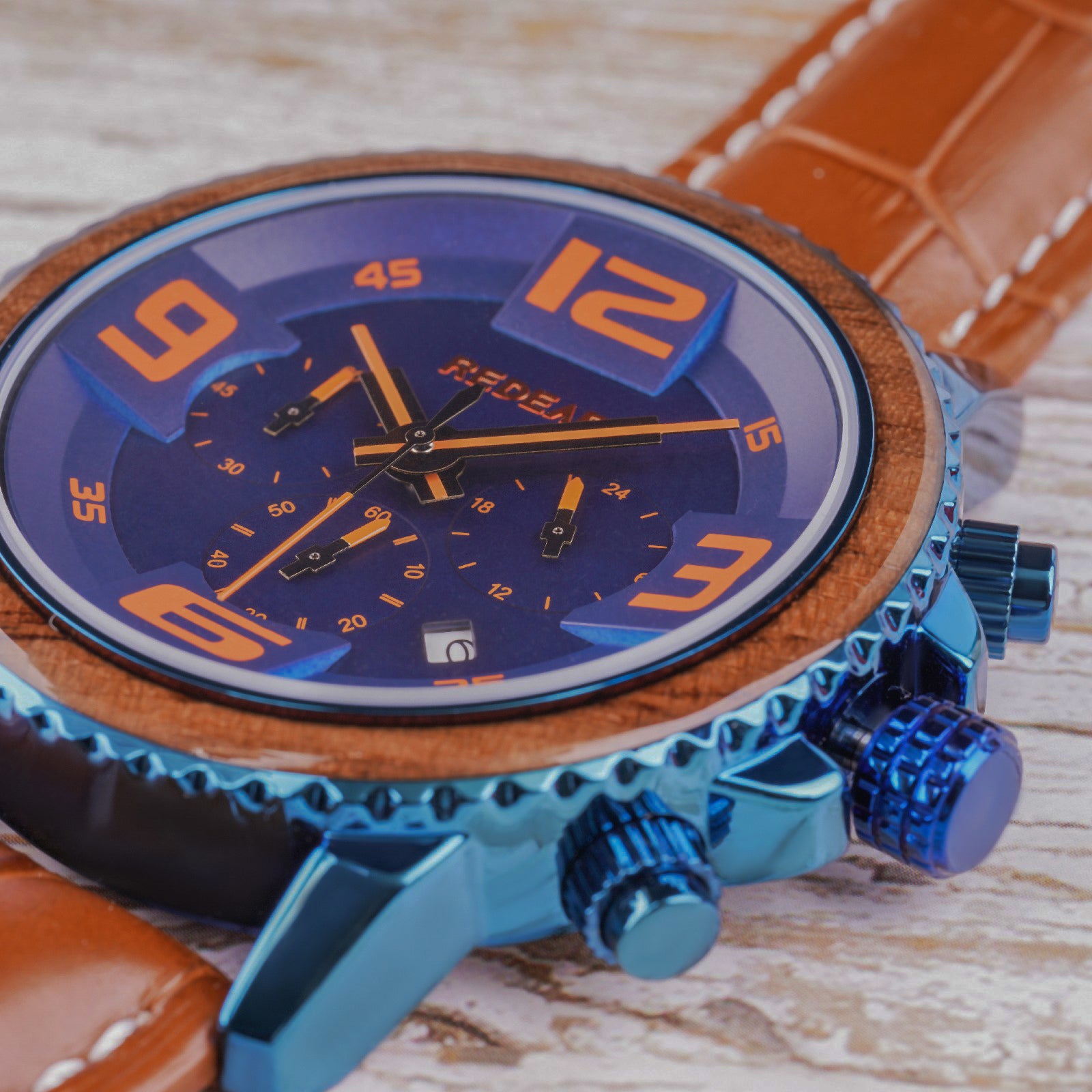 Victus leather-Ocean blue