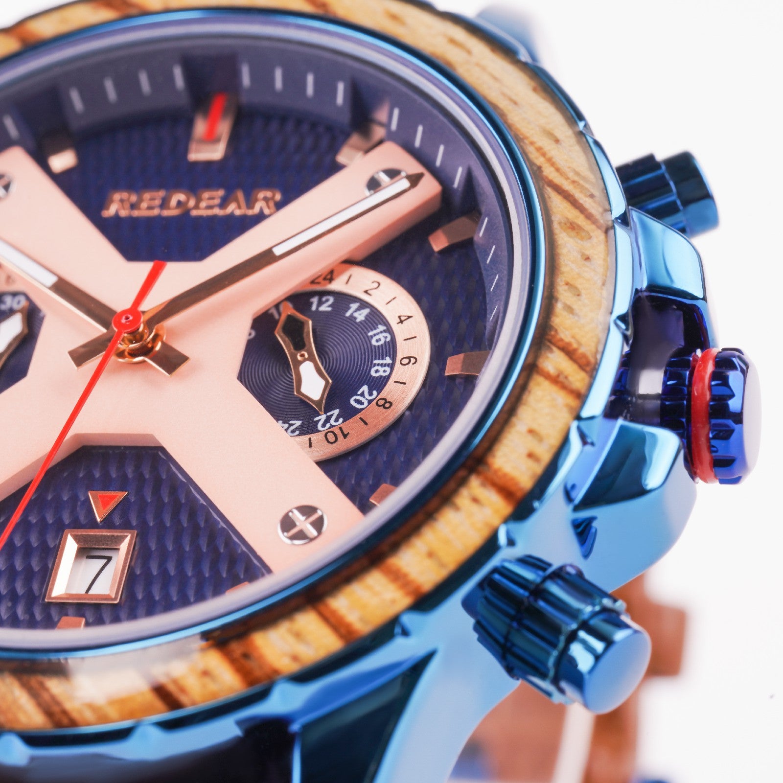 Helios leather-Zebra Ocean blue