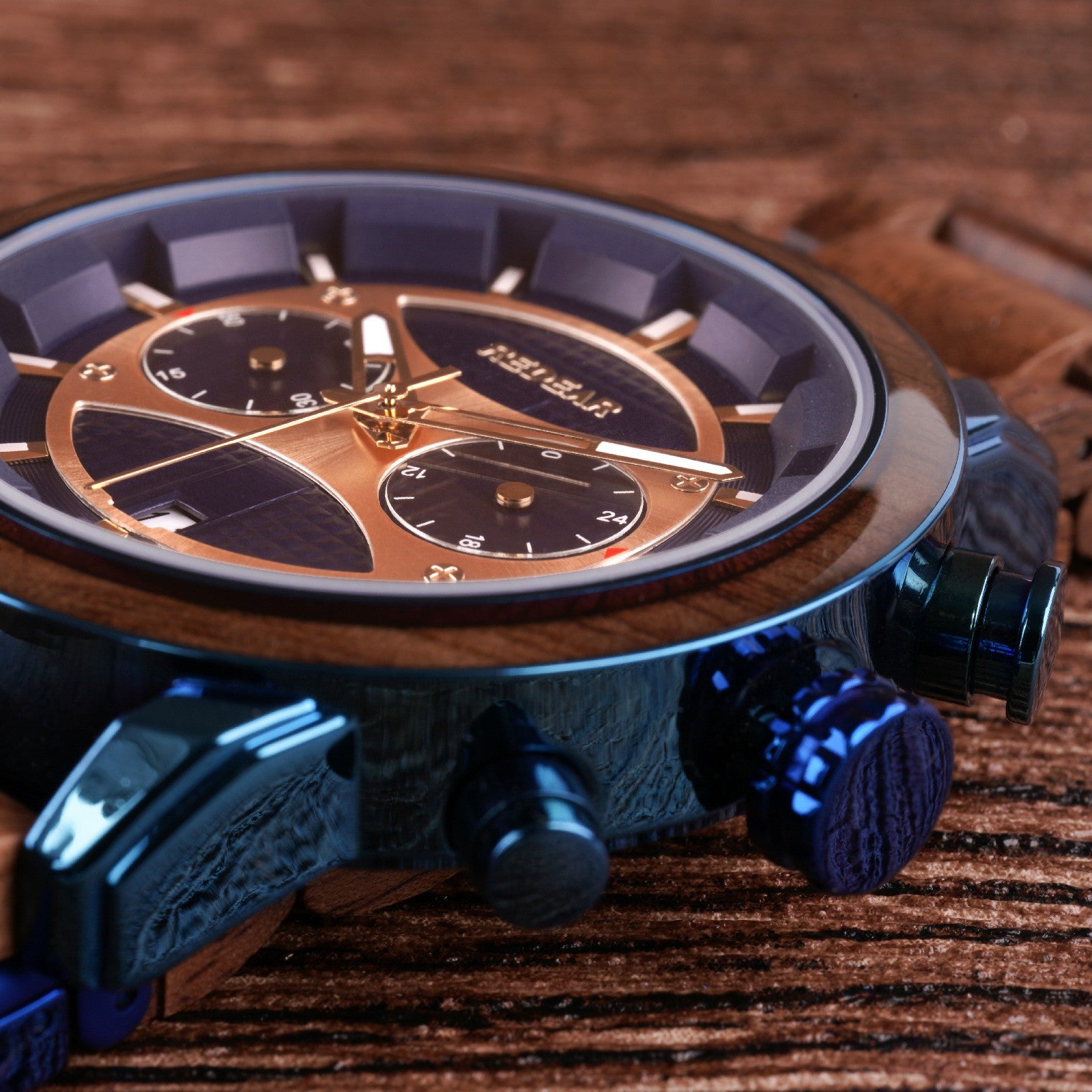 Adamus wood-Ocean blue