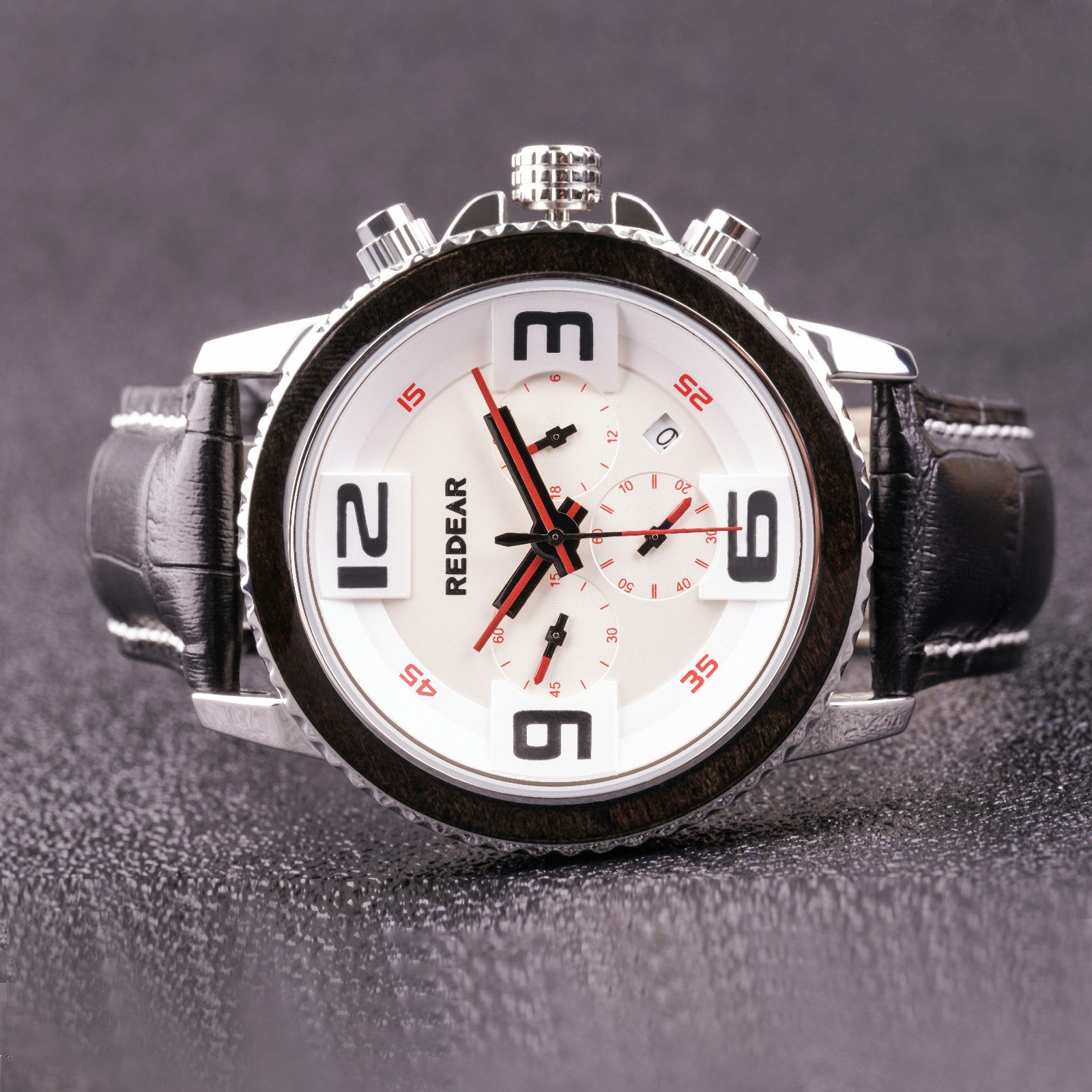 Victus leather-Silver white